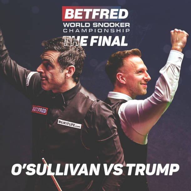 Ronnie O'Sullivan i Judd Trump zagrają w finale Mistrzostw Świata 2022 (fot. World Snooker)